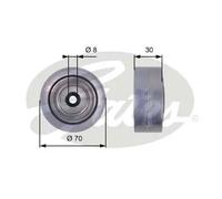 GATES T36386 Galoppino guidacinghia, cinghia Poly-V