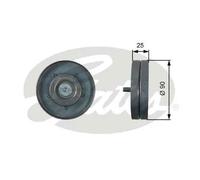 GATES T36436 Galoppino/Guidacinghia, Cinghia Poly-V per AUDI,SEAT,VW