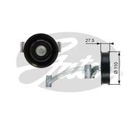 Rullo cinghia trapezoidale Metallo T36740 GATES per AUDI VW SEAT SKODA CUPRA