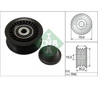 Rullo cinghia trapezoidale Plastica 532 0668 10 INA per NISSAN RENAULT OPEL LADA