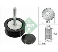 Rullo cinghia trapezoidale Plastica 532 0792 10 INA per PORSCHE PANAMERA CAYENNE