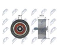 Rullo cinghia trapezoidale Plastica RNK-KA-007 NTY per HYUNDAI KIA