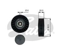 GATES T36005 Galoppino/Guidacinghia, Cinghia Poly-V per VW