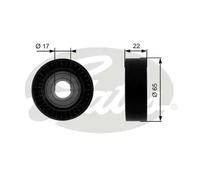 GATES T36257 Galoppino guidacinghia, cinghia Poly-V