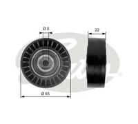 GATES T36258 Galoppino guidacinghia, cinghia Poly-V