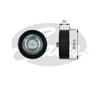 Rullo cinghia trapezoidale Plastica T36458 GATES per HYUNDAI KIA