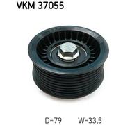 Rullo cinghia trapezoidale Plastica VKM 37055 SKF per JAGUAR LAND ROVER
