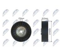 Rullo cinghia trapezoidale RNK-BM-003 NTY per BMW LAND ROVER MG ROVER