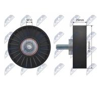 NTY Galoppino/Guidacinghia, Cinghia Poly-V compatibile con FORD RNK-FR-001
