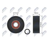 NTY Galoppino/Guidacinghia, Cinghia Poly-V compatibile con AUDI SEAT SKODA VW