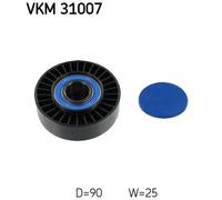 SKF Tendicatena VKM 31007 – Rullo tensionatore originale per Volkswagen Golf 2, Passat