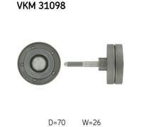 Puleggia di rinvio/guida, cinghia trapezoidale SKF VKM 31098
