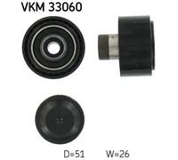 Rullo cinghia trapezoidale VKM 33060 SKF per FORD PEUGEOT CITROËN MAZDA