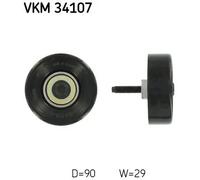 Rullo cinghia trapezoidale VKM 34107 SKF per FORD SAAB