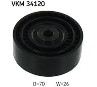 Rullo cinghia trapezoidale VKM 34120 SKF per FORD JAGUAR LAND ROVER ZASTAVA