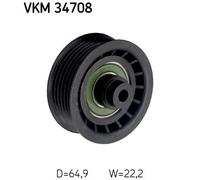 SKF Puleggia di rinvio/guida VKM 34708 – Cinghia trapezoidale per FORD