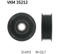 Rullo cinghia trapezoidale VKM 35212 SKF per SAAB RENAULT OPEL