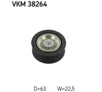 SKF VKM 38264 Galoppino guidacinghia, cinghia Poly-V