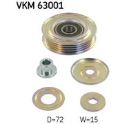 Rullo cinghia trapezoidale VKM 63001 SKF per HONDA CIVIC V Hatchback CR-V I HR-V