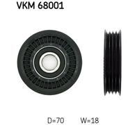 Rullo cinghia trapezoidale VKM 68001 SKF per SUBARU IMPREZA Familiare LEGACY III