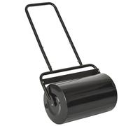 Rullo Compressore per Prato 38L Ø32x50 cm in Acciaio Nero