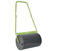 Rullo Compressore per Prato 70Kg in Metallo Ø32x50xH100cm Rama Roller Grigio e Verde