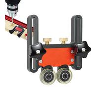 Rullo Con Cuscinetto Per La Lavorazione Del Legno - Guida Di Stock A Doppia Ruota Da 80 Mm, Accessorio Per Featherboard In Lega Di Alluminio | Da Banco Maschera Ausiliaria Per Alimentazione Stabi