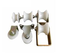 Rullo con scanalatura a U in nylon con cuscinetto a rulli Ruota di guida for porta scorrevole Ruote sospese Puleggia for cavo 50mm 60mm 1 pollice(D70xW65 D)