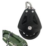Rullo da arrampicata - Rullo in nylon resistente per canoe, accessorio universale per la testa per kayak, facile da trasportare, yacht, ancoraggio con guida scorrevole, facile installazione
