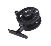 Rullo da pesca a mosca in plastica 60 mm leggera compatta di linea robusta tazza ergonomica per le avventure all'aperto di pesca in acqua salata