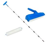 Rullo da pittura lungo, applicatore regolabile con manico estensibile, set di rulli da pittura per soffitti rialzati, per cucina, bagno, casa, mobili, soggiorno, armadio, spazio commerciale, pittore