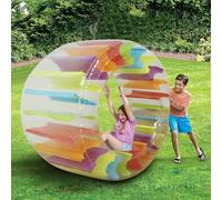 Rullo d'Acqua Gonfiabile 120CM, Ruota Idraulica Gigante per Piscina, Parco e Spiaggia, Giocattolo Gonfiabile Divertente per Bambini, Flotteur Acquatico per Esterno
