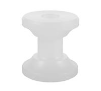 Rullo di Ancoraggio per Barca in Nylon Bianco 6x5,5x5,5cm | Foro da 18mm, per Cima Ancora e Sistemi Puleggia, Rimorchio e Manutenzione Marina