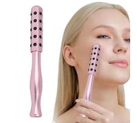 Rullo di bellezza, massaggiatore viso rassodante, rullo ergonomico lenitivo per massaggio viso per routine quotidiana, preparazione pre-trucco, viaggi, post-allenamento