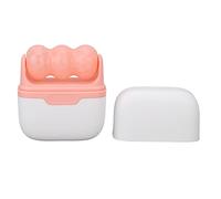 Rullo di Ghiaccio Facciale 2 in 1, Rullo Facciale Rosa a Doppia Testa per la Cura della Pelle del Viso, Utilizzato per Alleviare la Fatica, Prevenire le Rughe, Ridurre i Pori, Massaggiare gli Occhi