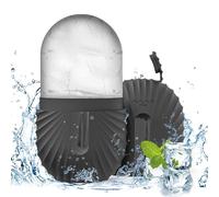 Rullo di ghiaccio facciale, Ice Roller, Eye Ice Massage Bellezza del viso Cura della pelle per Restringe i pori, antirughe, riduce il gonfiore, migliora l'elasticità della pelle (Conchiglie Nere)