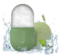 Rullo di ghiaccio facciale, Ice Roller, Eye Ice Massage Bellezza del viso Cura della pelle per Restringe i pori, antirughe, riduce il gonfiore, migliora l'elasticità della pelle (Conchiglie Verdi)