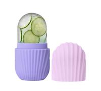 Rullo di ghiaccio per il viso in silicone ergonomico riutilizzabile | Strumenti per tonificare il viso per tutti i tipi di pelle, cura dopo il sole, aspetto liscio, a casa, viaggi, salone, spa