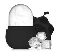 Rullo di Ghiaccio per Viso e Occhi, Maschera di Ghiaccio in Silicone, Cura Della Pelle, Restringimento dei Pori, Impacco di Ghiaccio, Allevia Il Gonfiore, Migliora la Pelle, Bello e Pratico (nero)