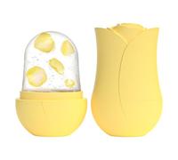 Rullo di ghiaccio per viso, rullo di ghiaccio per massaggio facciale, rullo di ghiaccio in silicone, stampo per ghiaccio facciale, rullo di ghiaccio riutilizzabile per alleviare il gonfiore di viso e