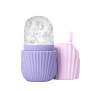 Rullo di Ghiaccio per Viso Silicone Ergonomicio Riutilizzabile | Strumenti per il sollevamento della pelle per Donne Uomini Casa Salone Viaggio Lavoro, Dopo Sole Look Liscio