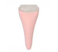 Rullo di ghiaccio per viso, strumento di massaggio facciale rosa con mini congelatore, dispositivo di raffreddamento per la cura della pelle