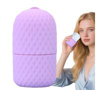 Rullo di ghiaccio rinfrescante per gli occhi, stampo per ghiaccio viso in silicone, strumenti di bellezza leggeri multifunzionali per viaggi, spostamenti e uso quotidiano