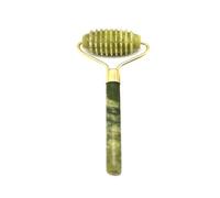 Rullo di giada Gua Sha Raschietto Face Lift Dimagrante Anti-Aging Rughe Strumento di massaggio Cura della pelle Corpo Guasha Massaggiatore facciale (Color : C)