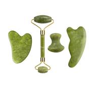 Rullo di giada Gua Sha Set for massaggi Guasha Board Pettine Raschietto a guazzo Body Spa Strumenti di sollevamento antietà for il viso (Color : Type 19)