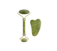 Rullo di giada Gua Sha Set for massaggi Guasha Board Pettine Raschietto a guazzo Body Spa Strumenti di sollevamento antietà for il viso (Color : Type 17)