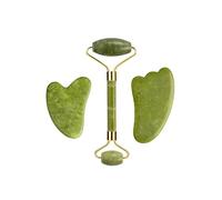 Rullo di giada Gua Sha Set for massaggi Guasha Board Pettine Raschietto a guazzo Body Spa Strumenti di sollevamento antietà for il viso (Color : Type 18)