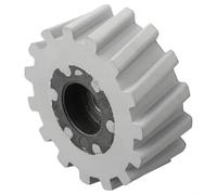 Rullo di gomma della rotella della pressa del trasportatore per il nastro di bordo completamente automatico del nastro trasportatore a catena, progettato come parte di ricambio (62.7x25x8mm)