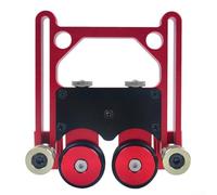 Rullo di guida di alimentazione regolabile resistente con doppi cuscinetti per seghe da banco e seghe a nastro, fornendo prestazioni di alimentazione affidabili del legno