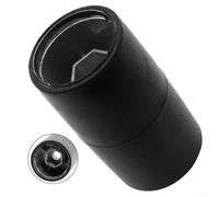 Rullo di guida rivestito in gomma per levigatrice a nastro Makita 9403 per superfici edili, parte in metallo con ricambio in gomma nera